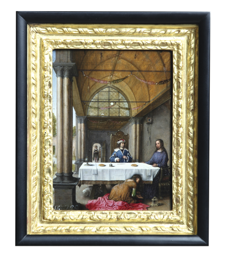 Cristo y la Magdalena en casa de Simón el Fariseo