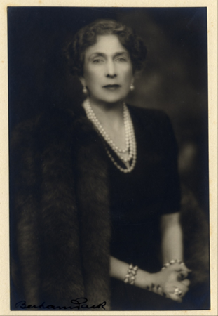La reina Victoria Eugenia, Bertram Park, 1944, 10207410, AGP, Patrimonio Nacional