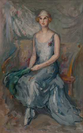 Retrato de S. M. la reina Victoria Eugenia de Battenberg, Ricardo Canals i Llambí, 1929, ©Colección Carmen Thyssen Barcelona. Por cortesía de la Fundación Arte y Legado Barcelona