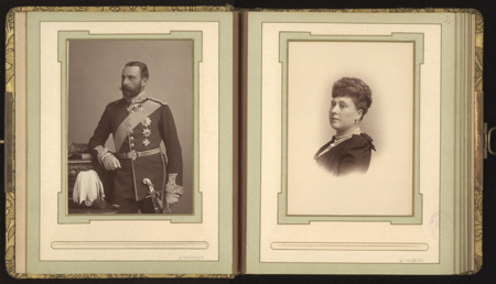 Enrique y Beatriz de Battenberg, Hughes &amp; Mullins, h. 1884, FOT/890, Real Biblioteca, Patrimonio Nacional