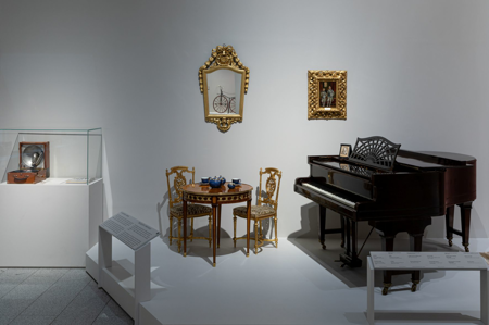 Detalle de la sección "Victoria Eugenia de cerca". Foto: Héctor Pérez, Patrimonio Nacional