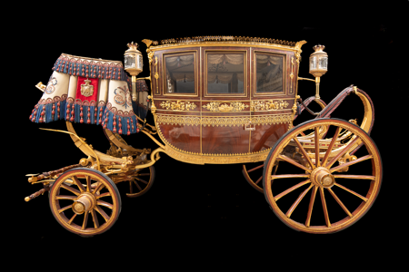 Coche de Caoba, Fernando Rodríguez, Juan Bautista Garrigues, 1829, 10008010, Patrimonio Nacional. Foto: Joaquín Cortés