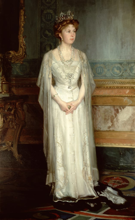 Victoria Eugenia, reina de España, Luis Menéndez Pidal, 1911, ©Colección del Senado