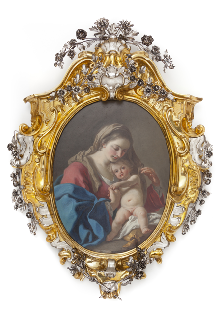 Imagen sobre: Virgen con el Niño