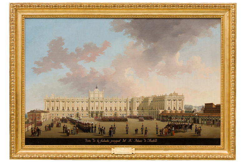Image of: View of the main Façade of the Royal Palace of Madrid