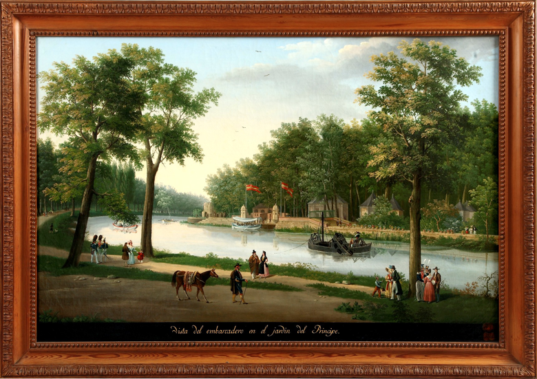 Image of: View of the Royal Landing Stage in the Prince’s Garden