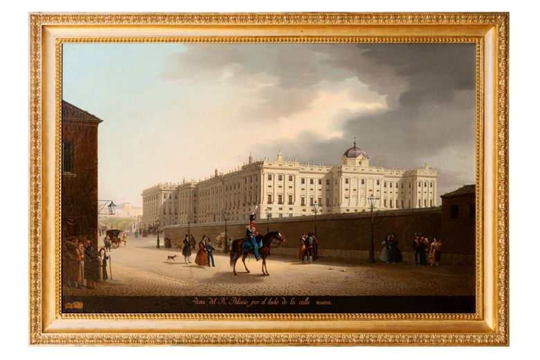 Image of: View of the Royal Palace from the Side on the Calle Nueva