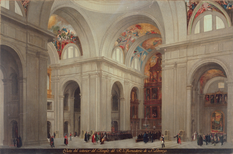 Image of: View of the Interior of the Church of the Royal Monastery of San