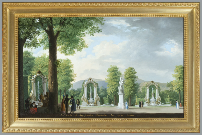 Image of: View of the Fountains, known as the Eight Alleys