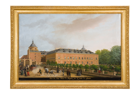View of the Royal Palace of Aranjuez, from the East Side, Fernando Brambila, 1826-1831, inv. 10069551, Patrimonio Nacional. Photo: Mario Sedeño