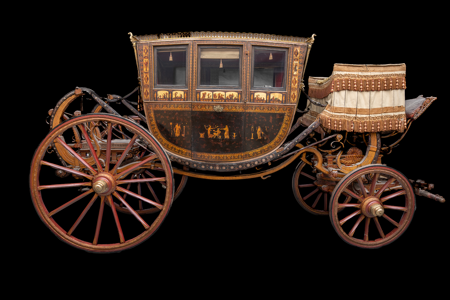 Coche de Concha, Maurice Gautier, Jean-Démosthène Dugourc, 1790-1800, Patrimonio Nacional