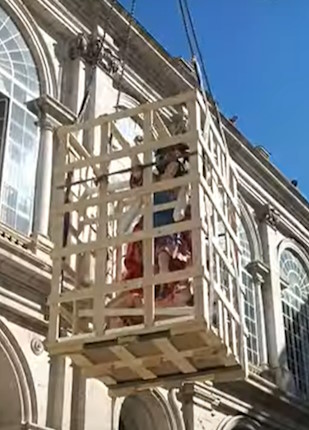 El arcángel San Miguel alza el vuelo en la Galería de las Colecciones Reales