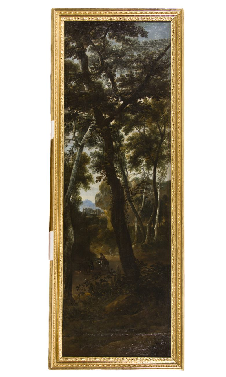 Paisaje con caminantes