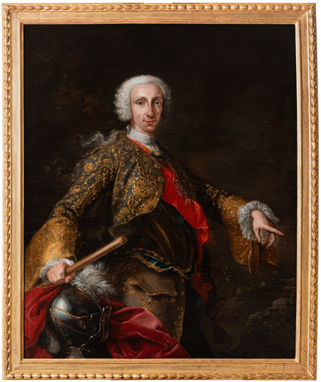 Carlos VII, rey de Nápoles, Giuseppe Bonito, h. 1745, óleo sobre lienzo, inv. 10247229, Patrimonio Nacional. Foto: Héctor Pérez