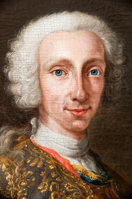 Carlos VII, rey de Nápoles, Giuseppe Bonito, h. 1745, óleo sobre lienzo, inv. 10247229, Patrimonio Nacional. Foto: Mario Sedeño