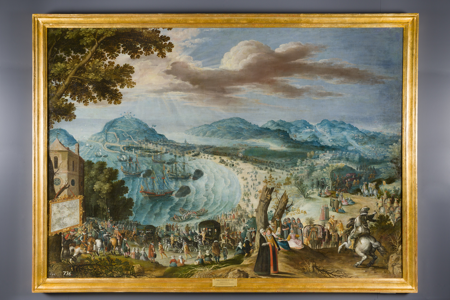 Imagen sobre: Paso de Felipe III por San Sebastián