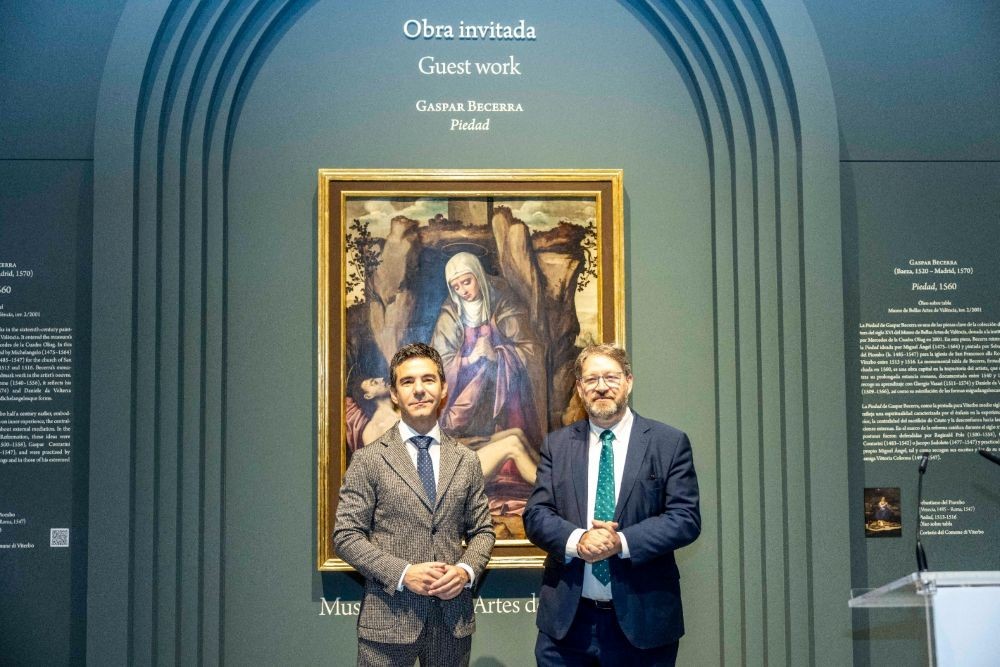 La Galería de las Colecciones Reales recibe una nueva obra invitada: "La Piedad", de Gaspar Becerra, procedente del Museo de Bellas Artes de Valencia