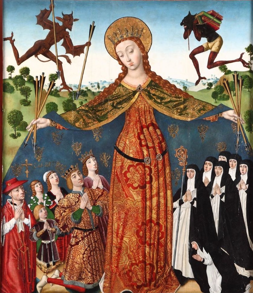 IMAGEN LA VIRGEN DE LA MISERICORDIA DEL MONASTERIO DE SANTA MARÍA LA REAL DE LAS HUELGAS EN BURGOS