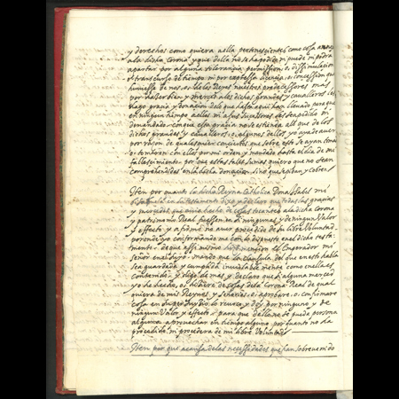 Testamento original del rey Felipe II