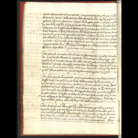 Testamento original del rey Felipe II