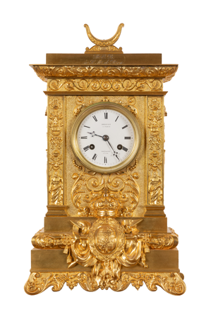 Reloj de sobremesa, Breguet Brèveté, h. 1850, inv. 10007394, Patrimonio Nacional. Foto: Francisco Jaén