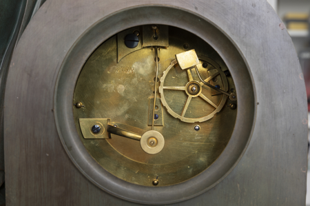 Reloj de sobremesa "El Genio de las Artes", Louis Moinet y Pierre-Philippe Thomire, h. 1829, inv. 10003658, Patrimonio Nacional. Foto: Mario Sedeño