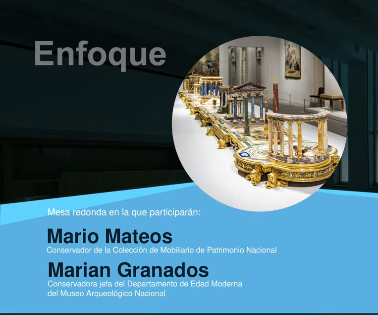 Imagen sobre: Enfoque | El dessert de Luigi Valadier en la Galería de las Colecciones Reales