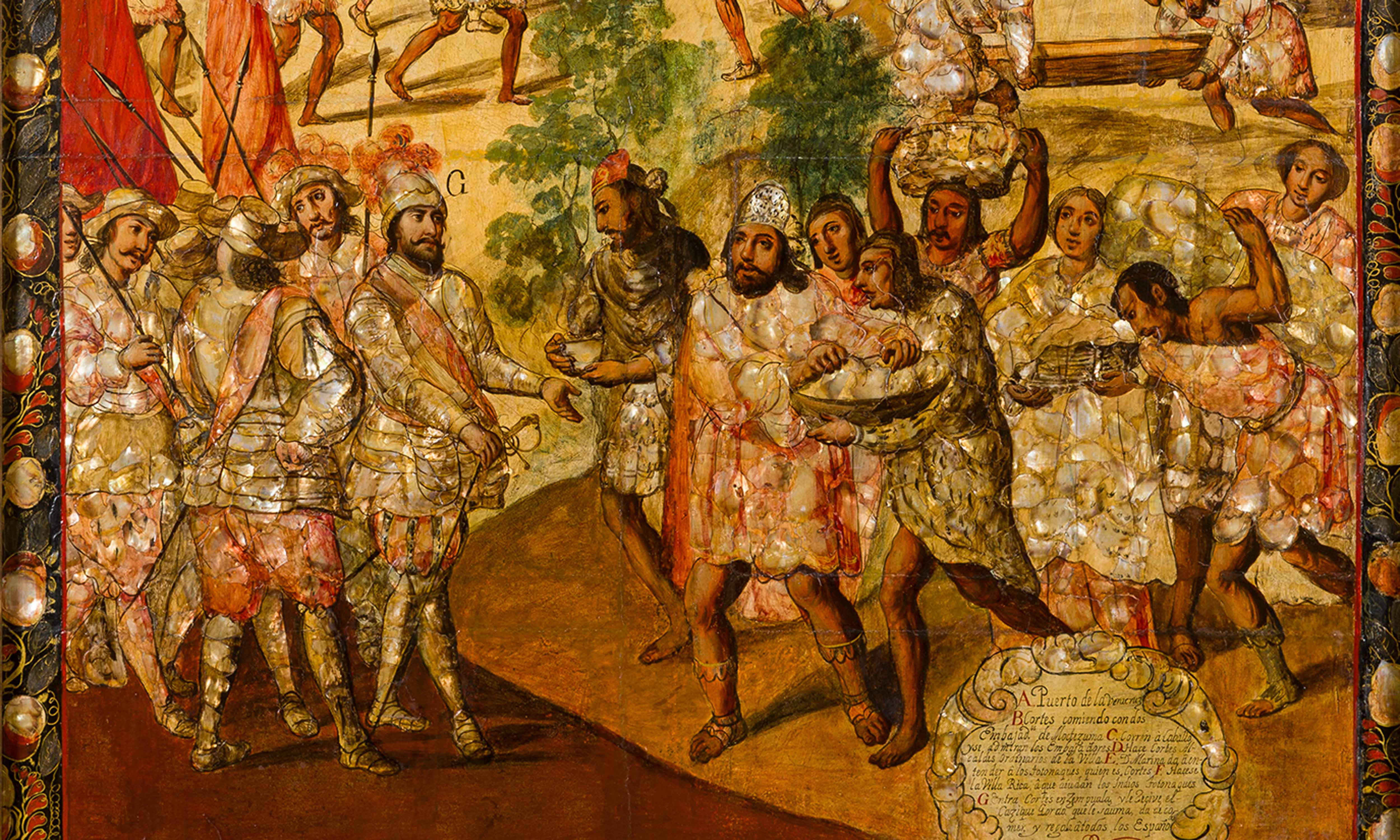 Enconchados of Museo de América